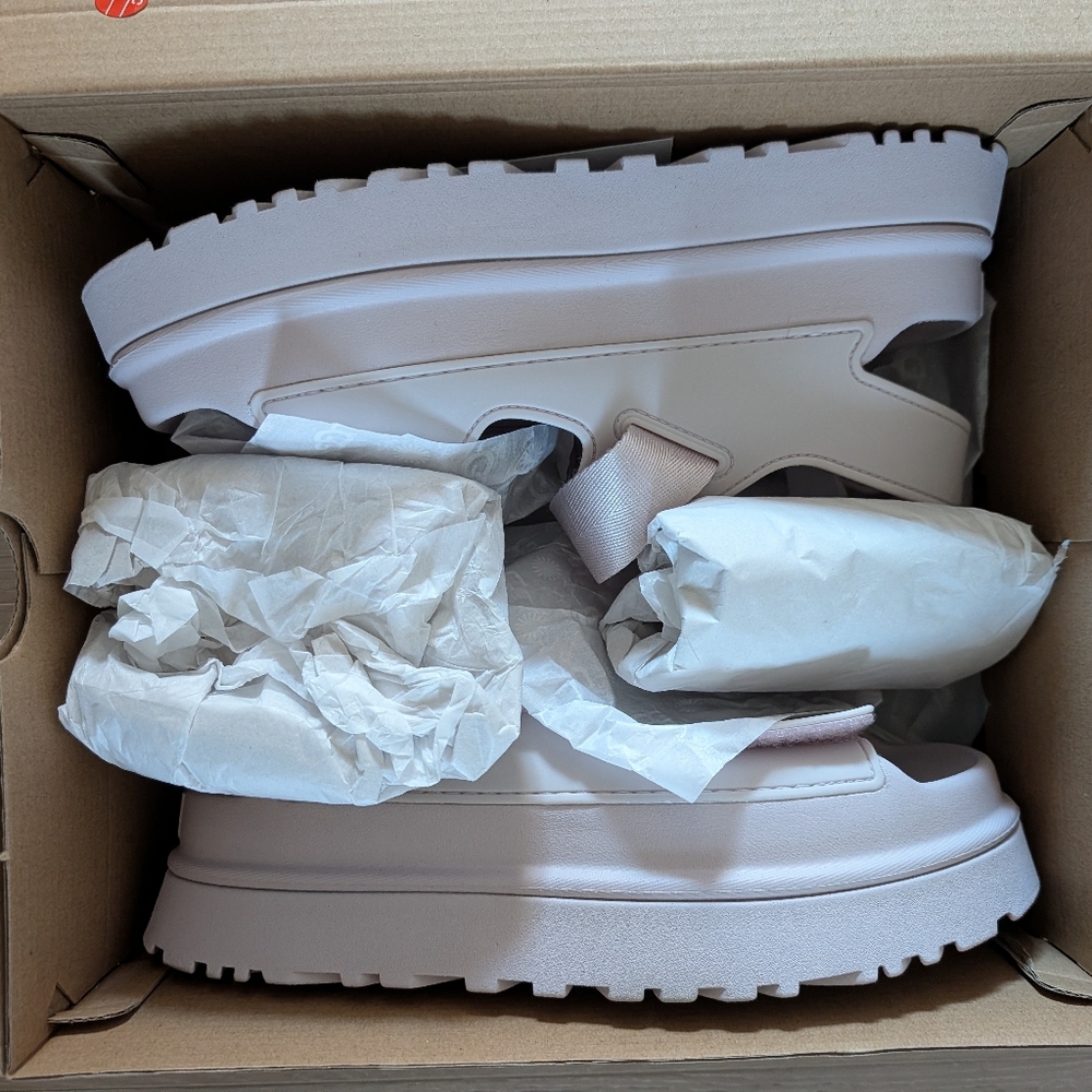 UGG Stylish Lavender Color Platform Sandals